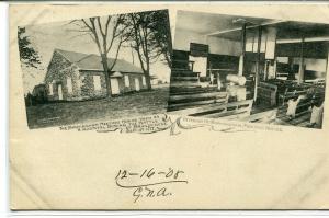Birmingham Meeting House Battle Brandywine Pennsylvania 1908 postcard