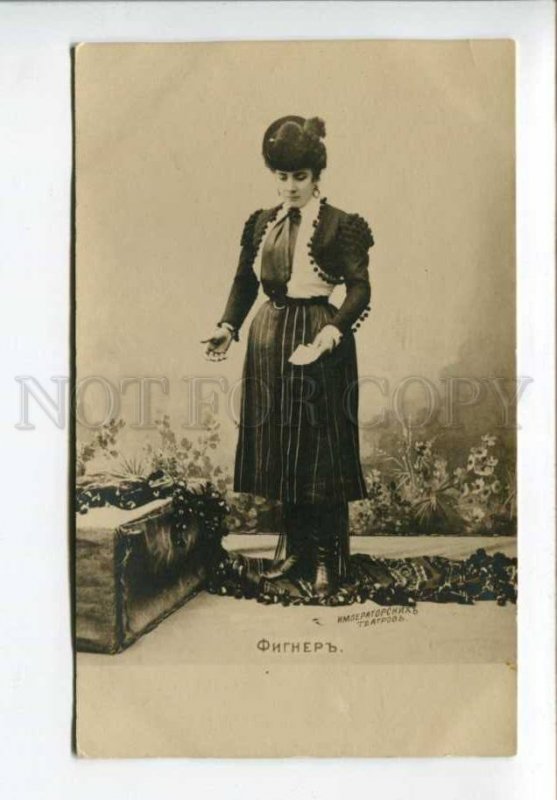 423859 Medea FIGNER Italian OPERA Star CARMEN Cards OLD PHOTO