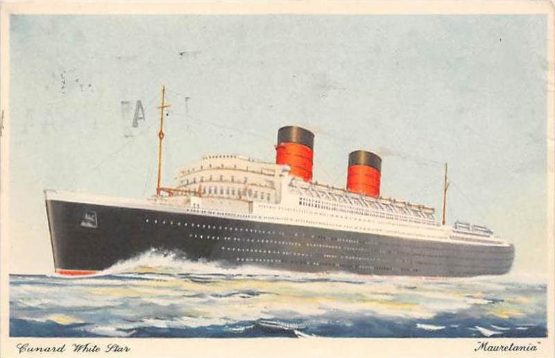 R.M.S.  Mauretania,  Cunard White Star