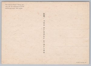 Transportation~Royal Viking Chef Serves Passengers On Airplane~Continental PC 