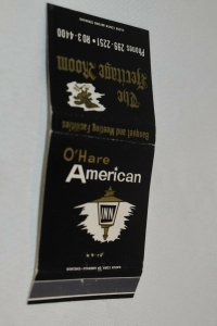 The Heritage Room O'Hare American Chicago Illinois 30 Strike Matchbook Cover