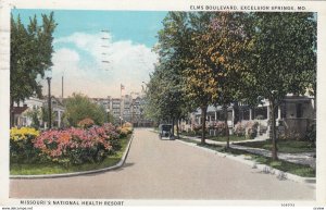 Excelsior Springs , Missouri , 1937 ; Elm Boulevard