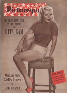 Picturegoer Rita Gam Cleo Moore Shelley Winters 1954 Magazine