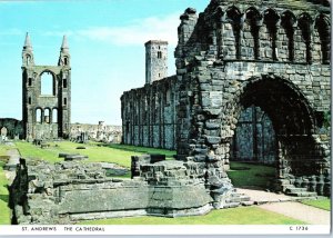 The Cathedral St Andrews Scotland Postcard