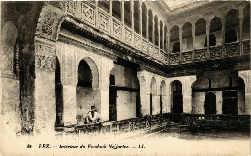 CPA AK MAROC FEZ - Interieur deu Fondouk Nejjarine (219598)