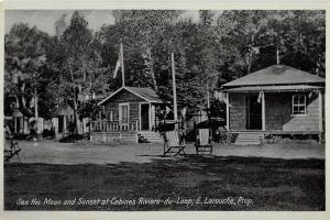 Riviere du Loup Canada Cabines Riviere du Loup Antique Postcard J74545