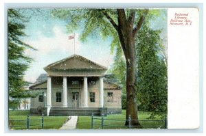 1905 Redwood Library Bellevue Avenue Newport Rhode Island RI Postcard