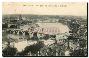 CARTE Postale Old Toulouse view from the bell tower Dalbade