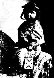 Unidentified Indian Girl Photographed Circa 1900