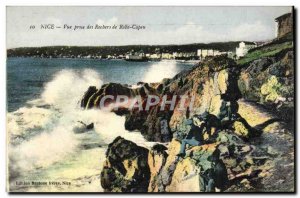 Old Postcard Nice View Roba Rocks Taking Capeu