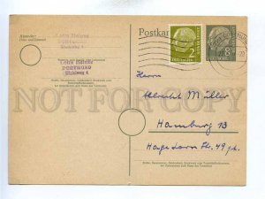 196109 GERMANY 1957 year RPPC