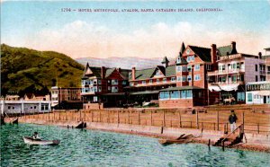 Santa Catalina, California - The Hotel Metropole in Avalon - c1908