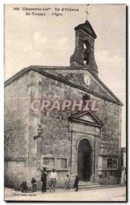 Old Postcard Charente Inf Island of Oleron St Trojan The Church