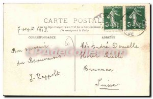 Old Postcard Beauvais Statue Jeanne Hachette with Square