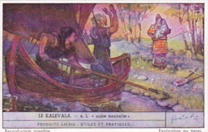 Liebig S1459 The Kalevala No 6 L'aube nouvelle