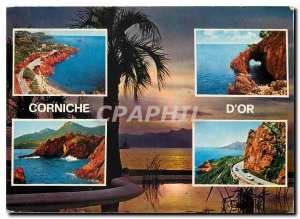 Postcard Modern French Riviera French Riviera La Corniche d'Or Red Rock Esterel