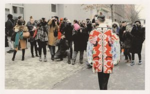 Street Photography For USA Jacket Fashion Week Camera Photo Postcard