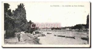 Marne Old Postcard From Joinvile in St Maur park