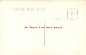 KS, Oswego, Kansas, RPPC, Post Office Building, Entrance View, Photo