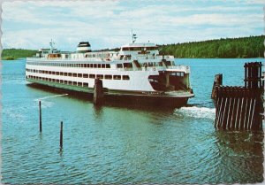 MV 'Walla Walla' Ferry Ship WA Ferries Serving San Juan Islands Postcard C9