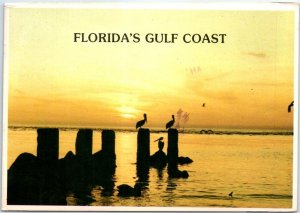 Postcard - Florida's Gulf Coast Sunset, Johns Pass - Madeira Beach, Florida