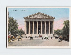 Postcard La Madeleine Paris France