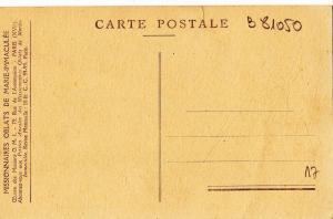 B81050 missions du south africa la visite des postes basutoland front/back image