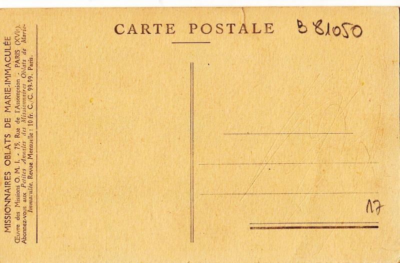 B81050 missions du south africa la visite des postes basutoland front/back image