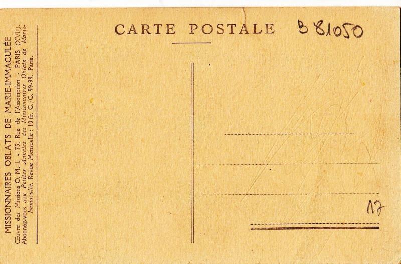 B81050 missions du south africa la visite des postes basutoland front/back image
