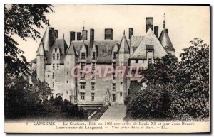 Old Postcard Langeais Chateau