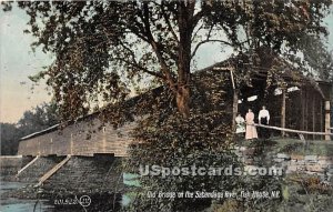 Old Bridge - Fish House, New York NY Postcard