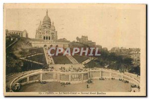 Old Postcard Paris Le Sacre Coeur