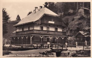 Ansichtskarte Hintergern Berchtesgaden Alpengaststätte Theresienklause Germa...