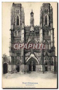 Old Postcard Toul Picturesque La Cathedrale