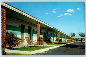 1959 Yulee Florida Postcard Tropic Motel Jacksonville Restaurant Lodge Inn