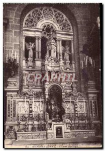 Old Postcard Sainte Anne of Auray The Altar privileged