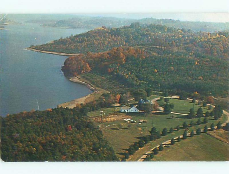 Unused Pre-1980 AERIAL VIEW OF TOWN Stock - Uhrichsville Ohio OH n1785-12