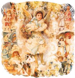 Beautiful designed post card produced for Cynthia Hart's Victorian Calendar