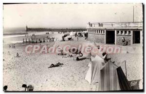 Old Postcard Capbreton The Beach The Pier I'Etablissement ROOMS