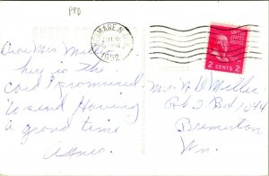 RPPC City Park View Kenmare North Dakota ND 1952 Postcard D1