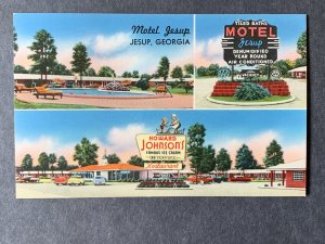 Motel Jesup Jesup GA Chrome Postcard H1165082159