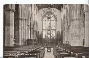 Lancashire Postcard - Parish Church - Lancaster - Interior     ZZ3589