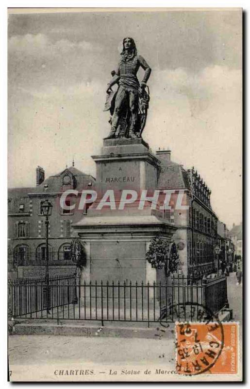 Chartres - The Statue - Old Postcard - Old Postcard