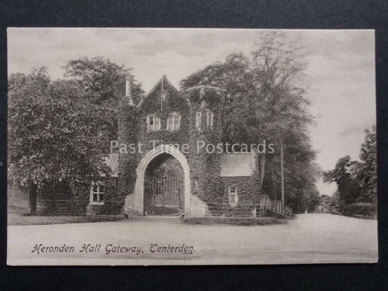 Kent: Tenterden, Heronden Hall Gateway - Old Postcard by Ridley of Tenterden