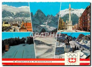 Postcard Modern Olympistadt Tirol Innsbruck Olympics