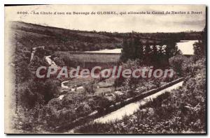 Postcard Old Dam GLOMEL