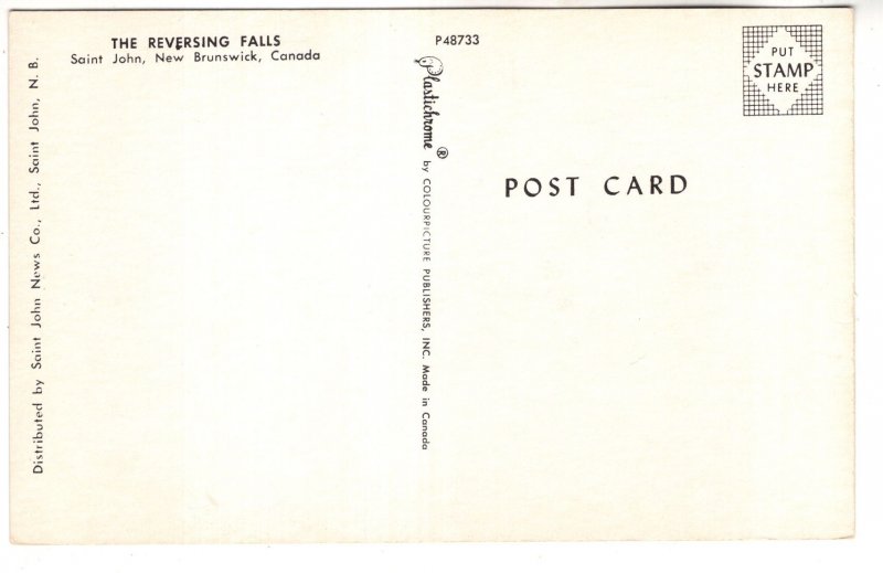 Reversing Falls, Saint John, New Brunswick