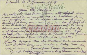 Old Postcard Grenoble Place Victor Hugo