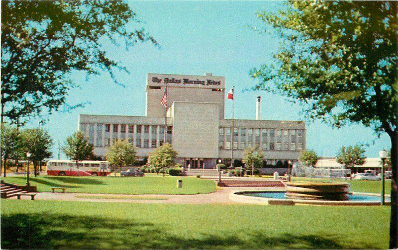 Dallas Texas Newspaper Martin News Teich 1950s Postcard 4920