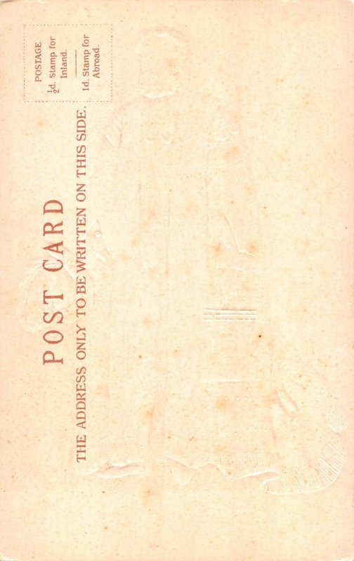 Personality Chancellor Exchequer Right Hon Sir Michael embossed postcard C354